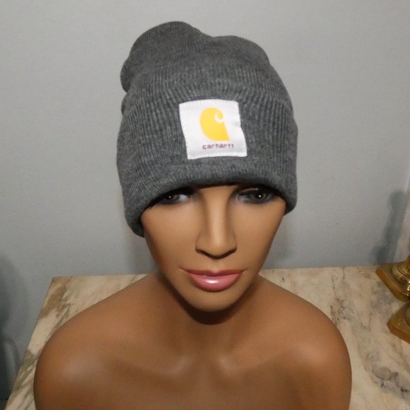 Carhartt Adjustable Knit Beanie Cap "Gray" - Picture 2 of 4
